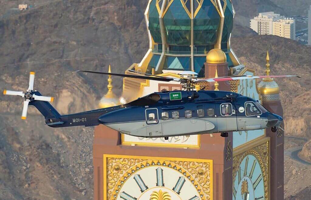 Saudi Arabia's Ministry of the Interior was the first multi-role utility S-92 customer