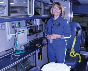 Dr. Suzanne Wedel was instrumental in guiding MedFlight into what it is today: a critical care transport system that values safety and quality of patient care. Boston MedFlight Photo
