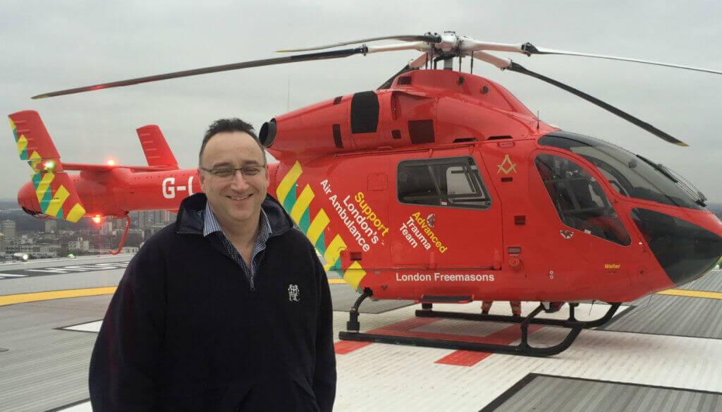 In his new role of chief executive officer, Jenkins will provide strategic leadership and direction for our charity, continuing to ensure it is well administered and builds on growth in both operational capability and revenue. London's Air Ambulance Photo