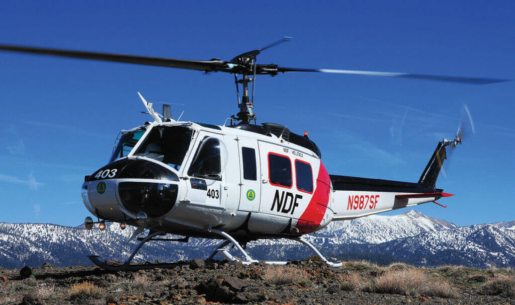 Having to always work in a high-altitude environment makes flying for the Nevada Division of Forestry (NDF) Air Operations a constant challenge -- but the terrain is some of the most spectacular in the world. Photos by Skip Robinson