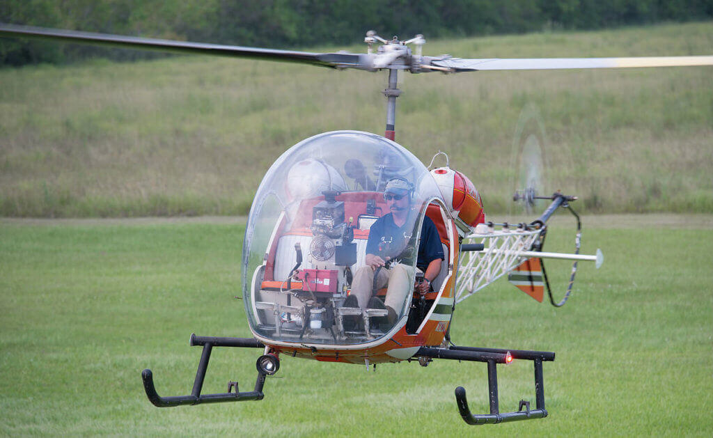While Bob McCoy pilots all the aircraft in the Westwind fleet, he especially enjoys putting his Bell 47 (not his original machine) into the air to practice his ag-spray techniques.