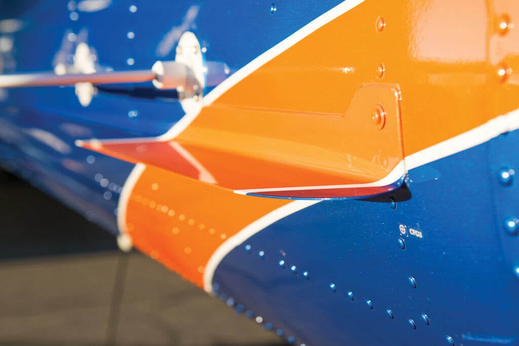 The strake has been designed to be structurally misolated from the tailboom, thus avoiding concerns that it might lead to cracking.