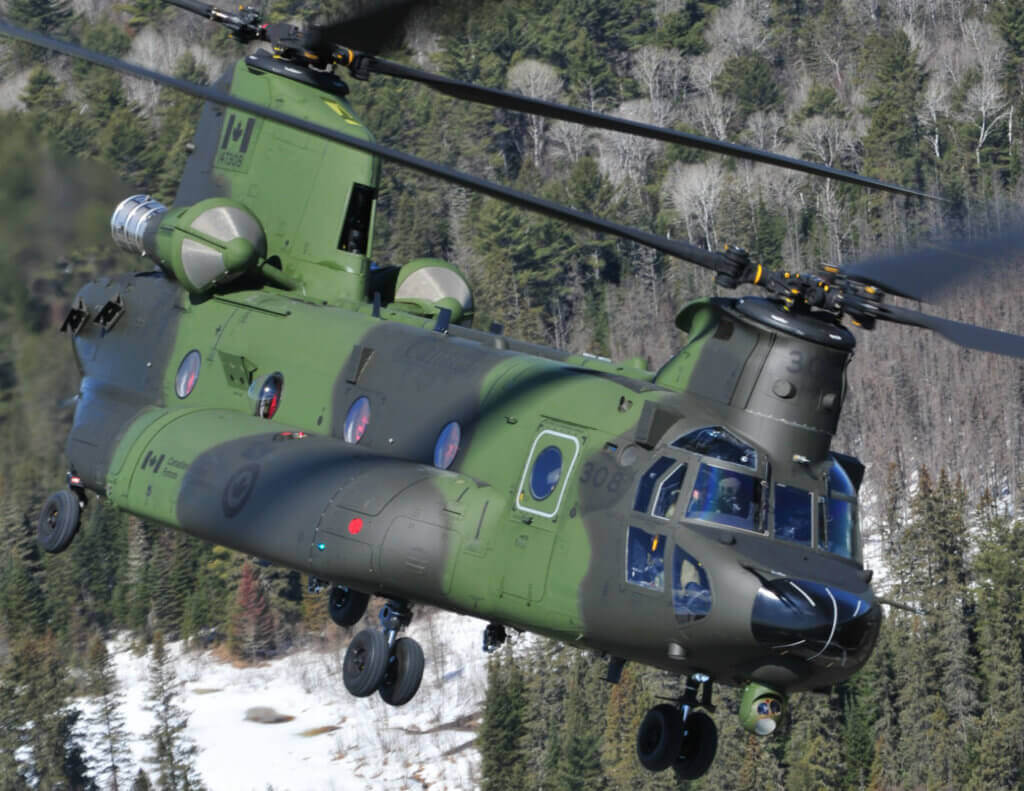 At present, the RCAF does not have an approved project to upgrade the CH-147F Chinook fleet, but it is seeking to improve the weapons system through the normal project approval process to 