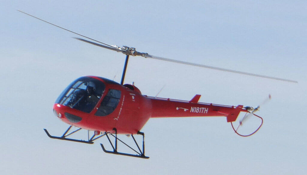 Show attendees will have the opportunity to view Enstrom's TH-180 certification and flight test vehicle. Enstrom Photo