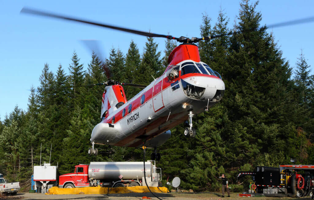 Portland, Oregon-based Columbia Helicopters has received the annual award 14 times in the past 21 years. Columbia Helicopters Photo