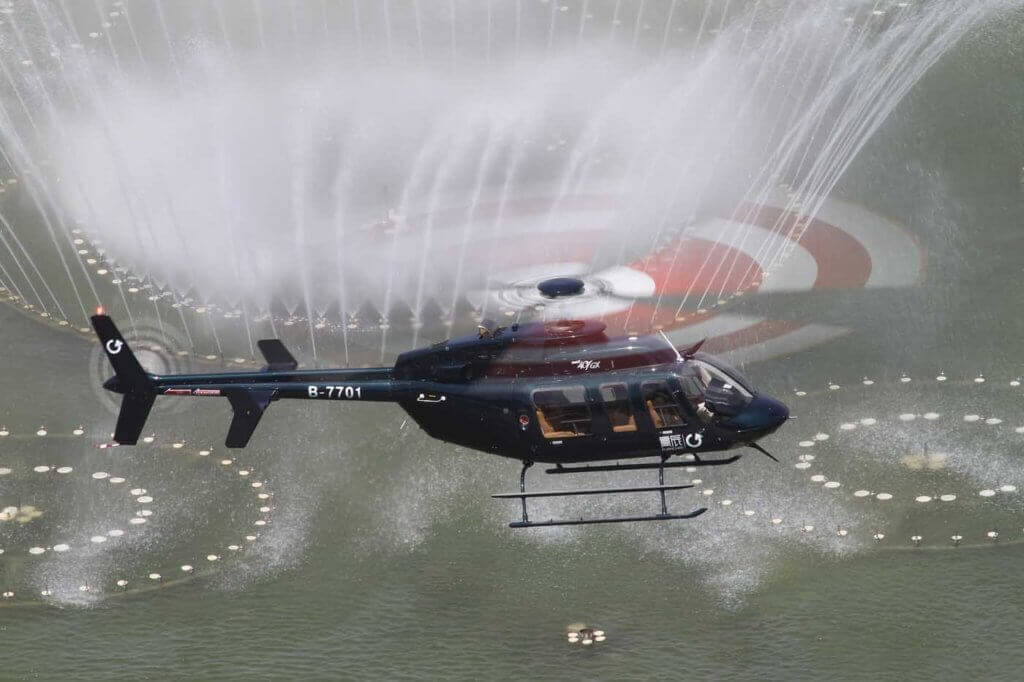 The Bell fleet in China recently passed the 100-helicopter mark, with the Bell 407GX the most popular aircraft. Bell is teaming with Shaanxi Aviation Industry Development and Xi'an Helicopter Company to establish a 407GX final assembly line in the country. WEIMENG Photo