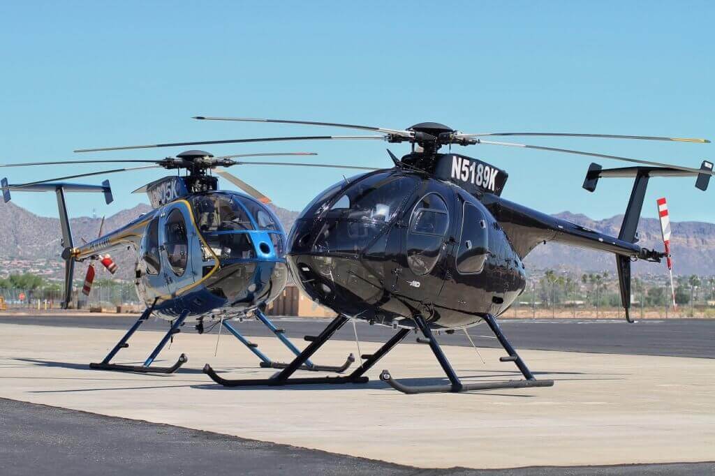 Two MD Helicopters