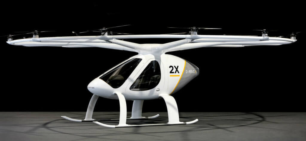 The Volocopter 2X has been developed for approval as an ultralight aircraft and should receive 