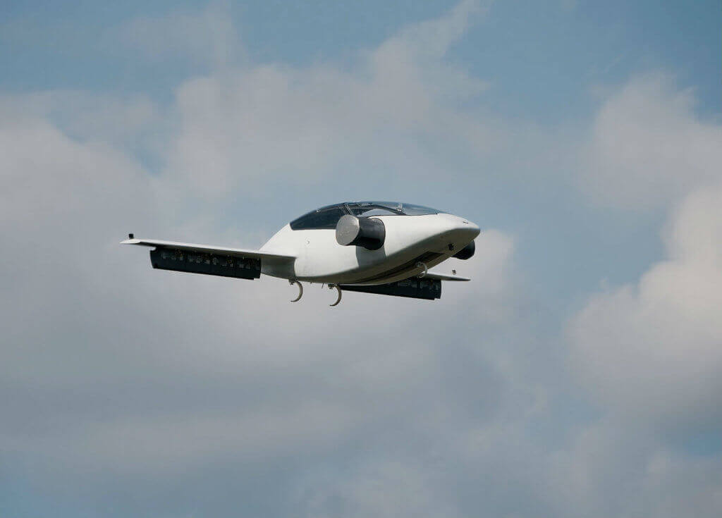 Lilium aircraft in flight