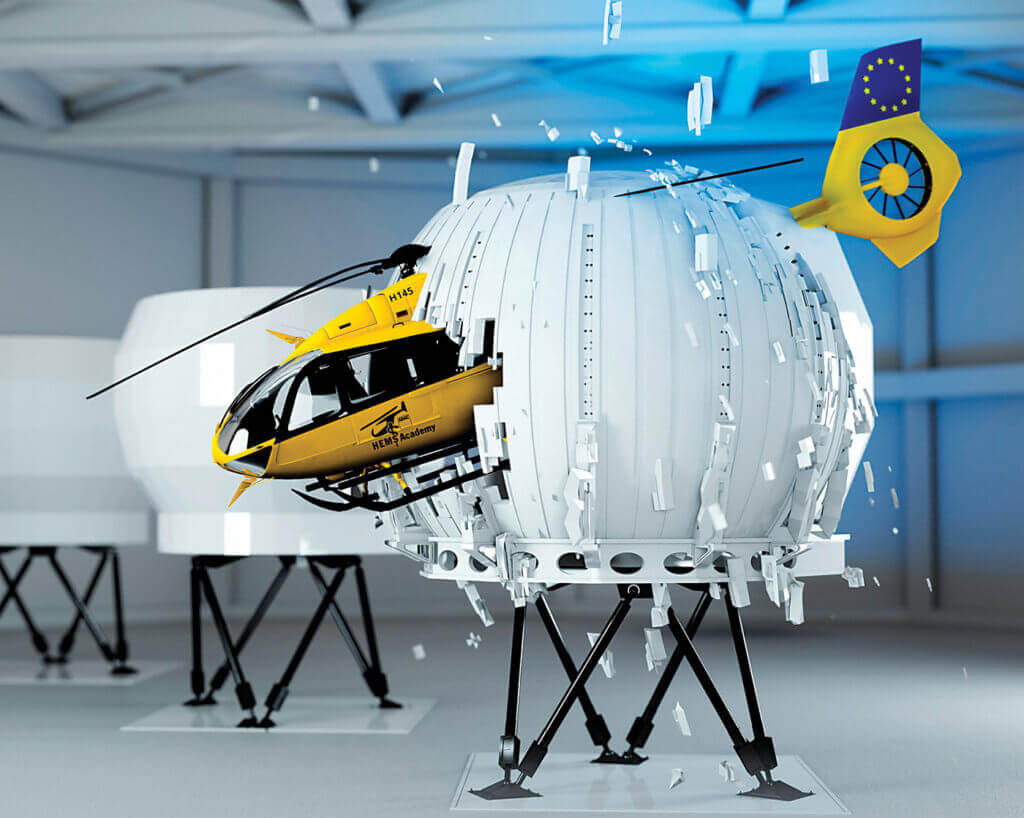 ADAC HEMS Academy in Germany is preparing to offer training on a new H145 Level D Full Flight Simulator.
