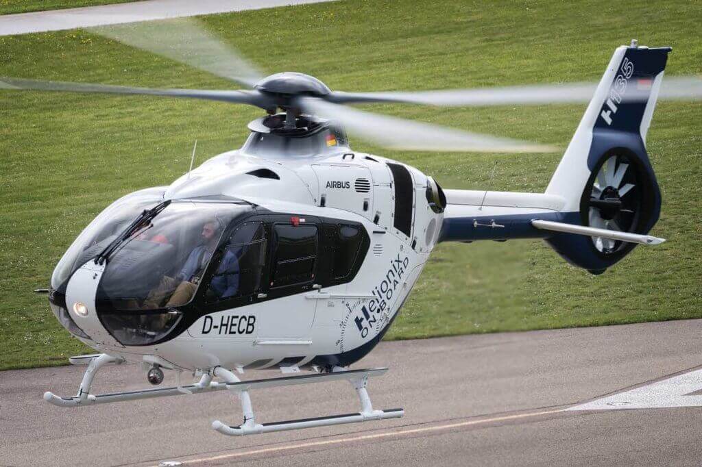 While Helionix is primarily an avionics upgrade, Airbus' change management program enabled the company to incorporate additional efficiencies in the H135, including in the forward transmission deck fairing. Lloyd Horgan Photo