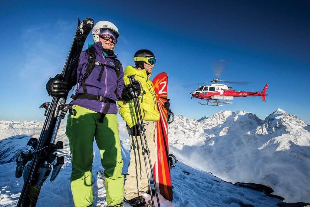 The heliskiing season is relatively short, typically running from March to April in Gsteigwiler.