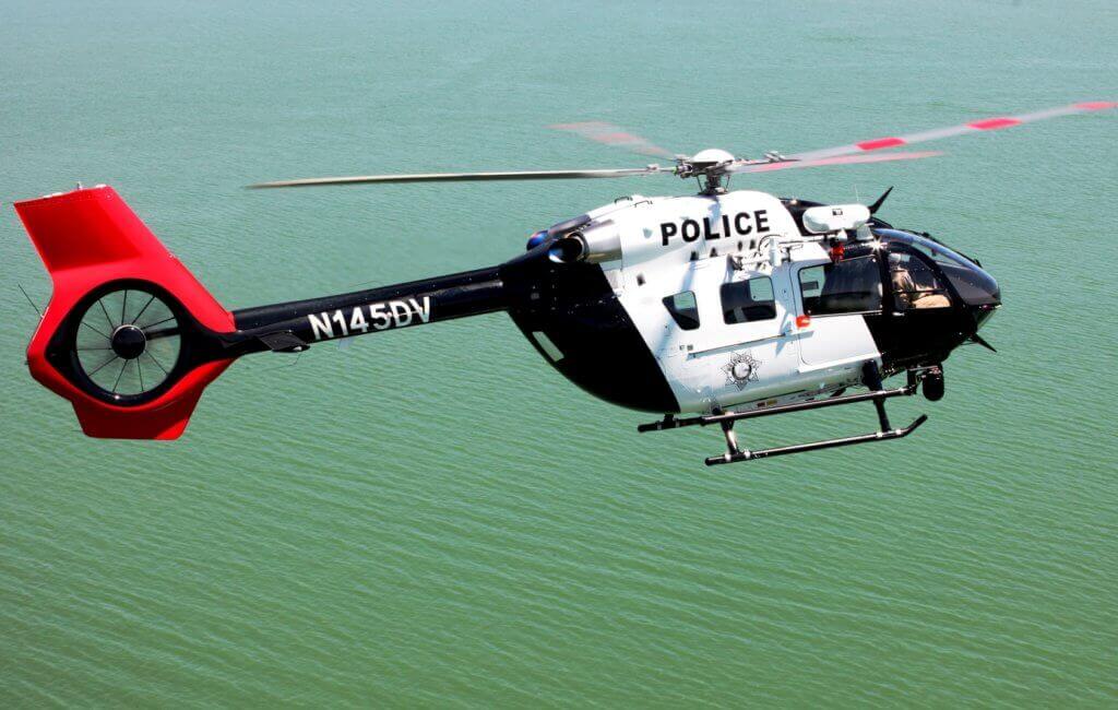 Las Vegas Metropolitan Police Department (LVMPD) H145 in flight