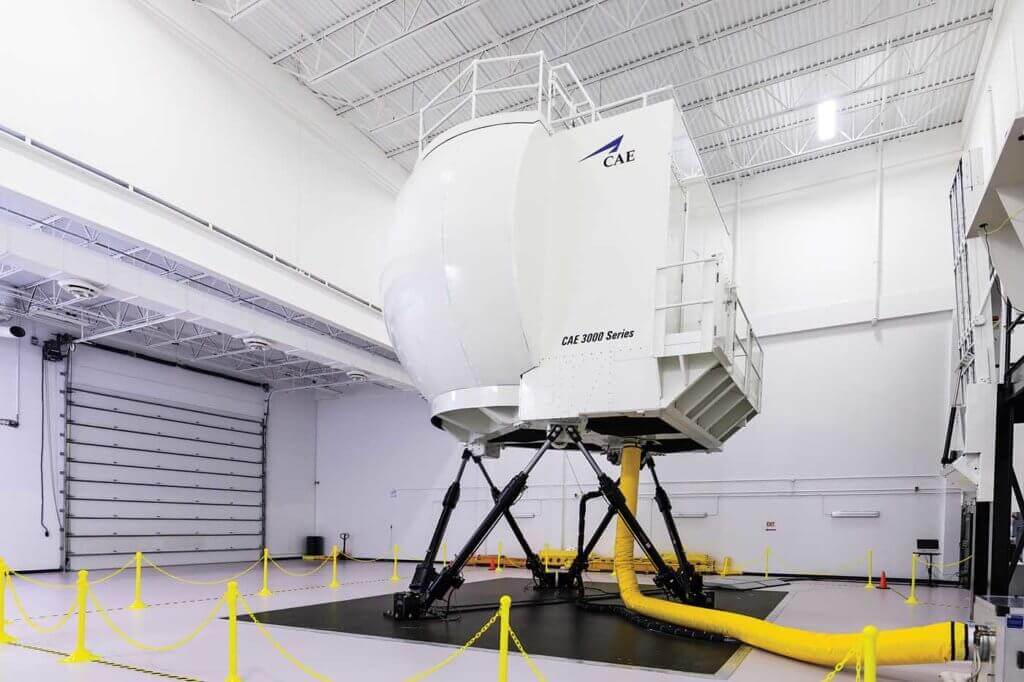 CAE was the first to produce what is now known as a Level D full-flight simulator in 1982. It has deployed more than 20 FFS for helicopters. Heath Moffatt Photo