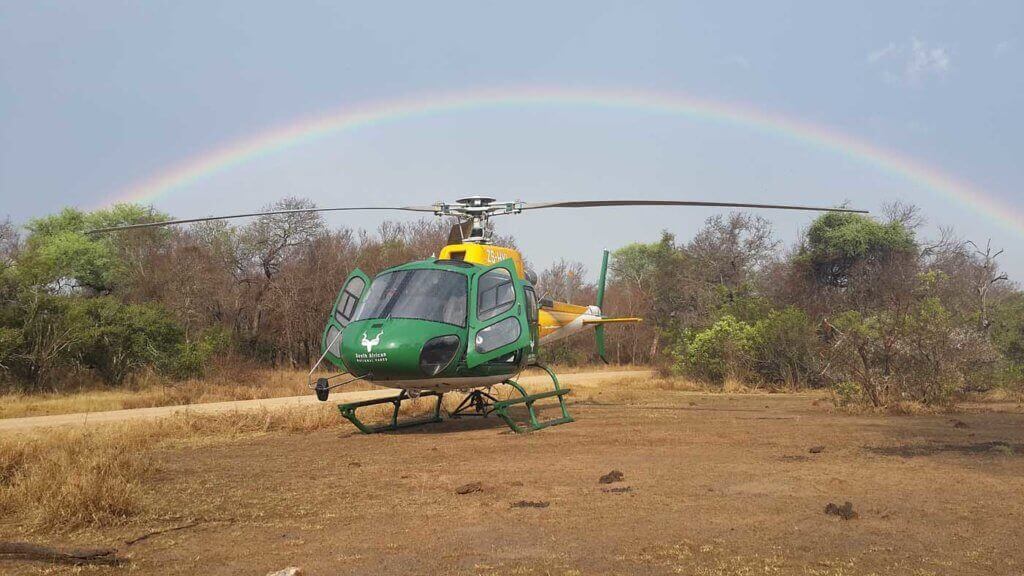 Hope helps sustain many helicopter operators in the fight against poaching. Maj Dei Enslin Photo