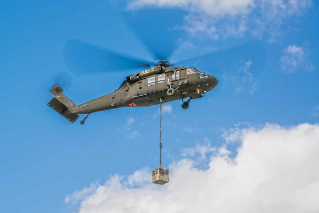 After flying a full duty day with human crews, an autonomous Black Hawk could potentially be used for unmanned resupply or other missions. Steven Kaeter Photo