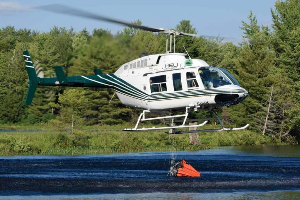 Last year, 60 to 70 percent of Heli Muskoka's workload was in aerial firefighting, but this year, it has had to pursue other opportunities.