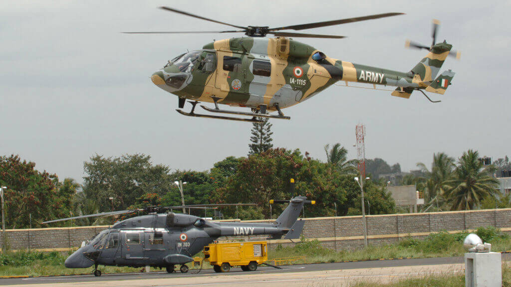 The contract for 41 Advanced Light Helicopters will be executed over 60 months. HAL Photo