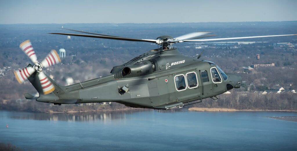 Boeing has submitted a proposal to the U.S. Air Force to provide up to 84 MH-139 helicopters to protect the country's intercontinental ballistic missiles and for domestic military transport needs. Boeing Photo