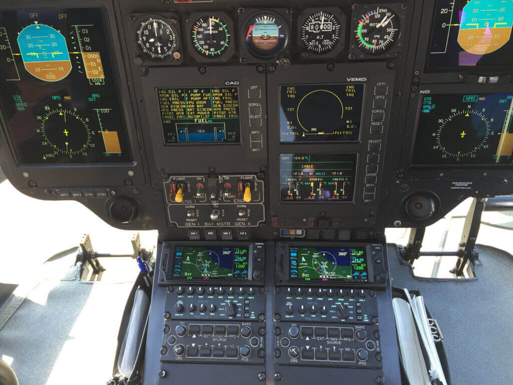 The first installation of PS Engineering's PAC45 was completed by Complete Avionics in an EC135. PS Engineering Photo