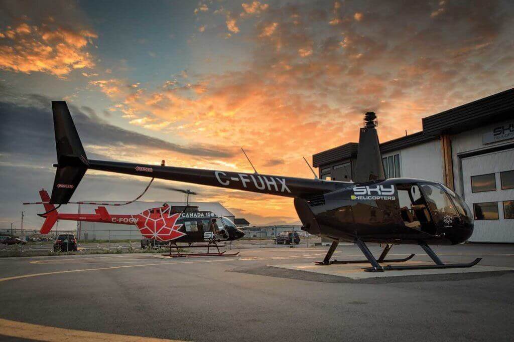 In addition to the LongRanger, Sky has three Robinson R44s and two Bell 206B-3 JetRangers. Heath Moffatt Photo