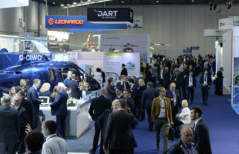 The current format of the Helitech show appears to provide good business-to-business opportunities for exhibitors, but some have questioned whether enough pilots, maintenance technicians and crews are attending. Helitech Photo