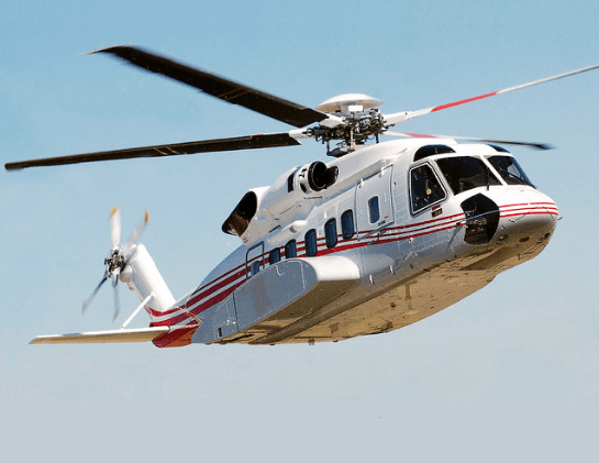 Waypoint Leasing's study looks at a variety of super-medium helicopter models, and it also looks at the competitiveness of Sikorsky S-92s brought about by recent changes in the oil and gas industry. Lockheed Martin Photo
