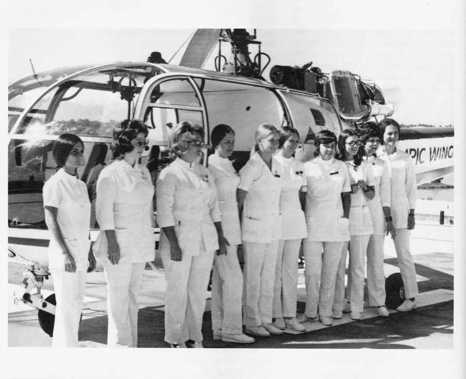 Flight For Life's original flight crew, circa 1972.