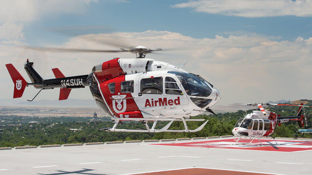 AirMed's EC145 was acquired in 2012 to replace an aging Bell 430. The primary missions for the EC145 are high-risk obstetric and neonatal cases. Dan Megna Photo