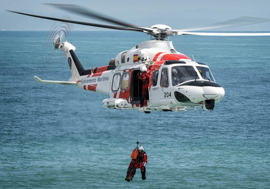 Spain's maritime search-and-rescue region is approximately three times the size of its national territory. A large aviation fleet is essential to providing adequate coverage for the region. Lloyd Horgan, Vortex Aeromedia Photo