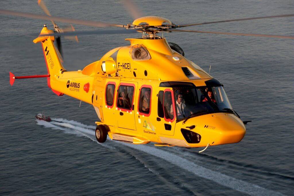 The production rate is increasing at the H175 assembly line in Marignane, France.