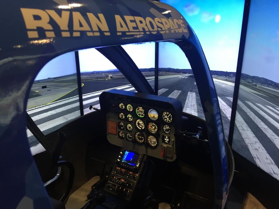 Ryan Aerospace specializes in the design and manufacture of high quality helicopter simulator training platforms for military, civil and emergency services applications. Ryan Aerospace Photo