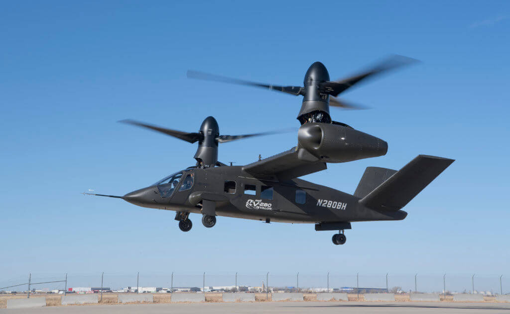 Bell's V-280 Valor tiltrotor has made its first flight in Amarillo, Texas. Bell Helicopter Photo