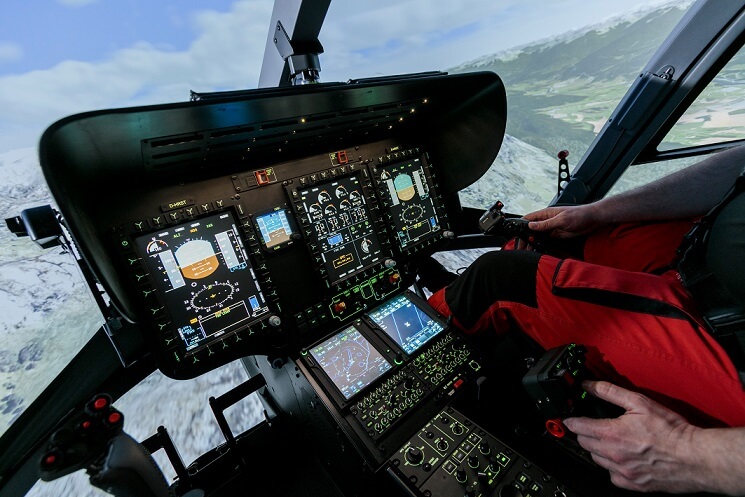 The new made-in-Germany Level D simulator was ready for training on Jan. 10, 2018. Christoph Papsch Photo