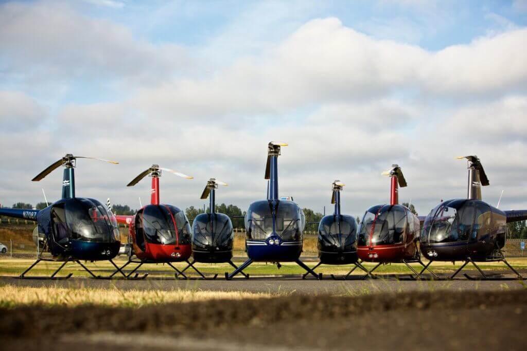 Students can earn their licenses in the seven-week program to become either a professional airplane or helicopter pilot. Craig MItchelldyer Photo