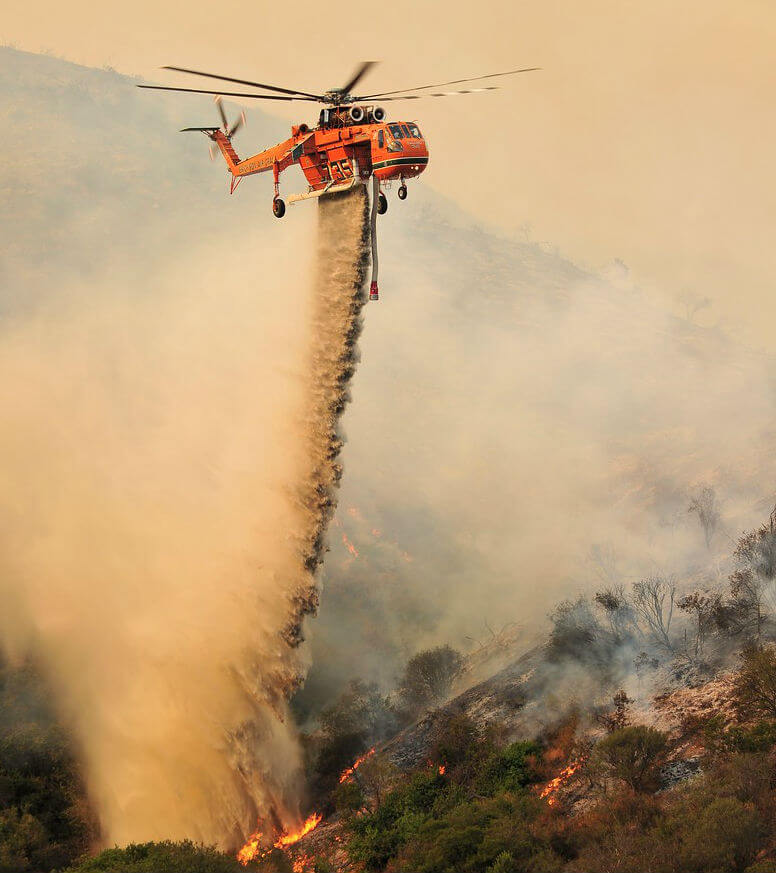 With fires around the globe becoming increasingly severe, Erickson had six S-64 Aircranes under contract with Australia's NAFC. The company also had contracts with L.A. County, L.A. fire departments, and San Diego Gas and Electric. Skip Robinson Photo