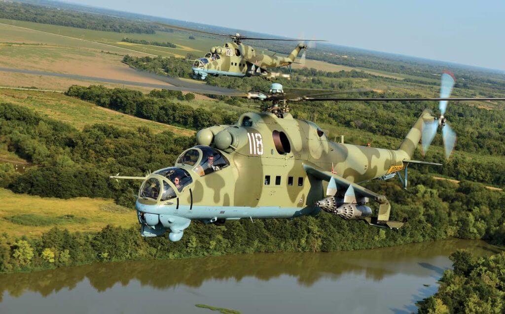 Unlike most Western helicopters, the Mi-24D does not have a torque gauge. Power limits are defined by engine N1, turbine inlet temperature, and relative engine pressure ratio. Skip Robinson Photo