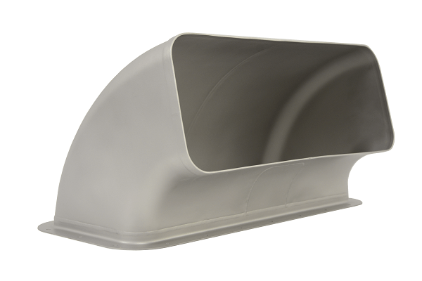 Looking for ways to save operators' time and money, Alpine Aerotech's exhaust duct repair has a decreased likelihood of cracking along the OEM fillet. Alpine Aerotech Photo 