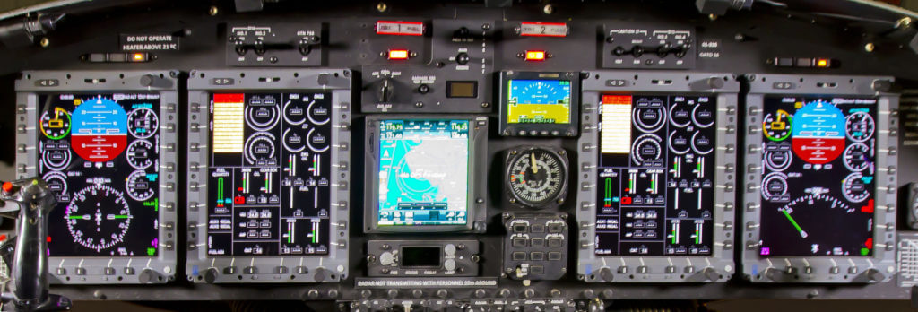 Astronautics' multifunction display system (MFDS) is a key part of SENER-Babcock España's avionics upgrade as part of the Spanish Navy's AB-212 Helicopter Life Extension Program. Astronautics Photo