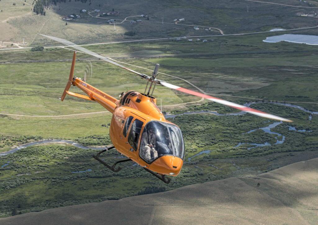 the Bell 505 is integrated with a flat floor, open cabin that is configurable for a wide variety of missions and payloads.