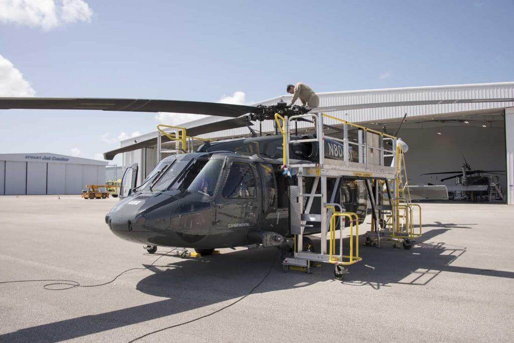 Compared to the older S-70A, Sikorsky cites significant improvements in the S-70i in mean times between mission abort, mission affecting failure, essential maintenance action, and scheduled maintenance action. Sikorsky Photo 