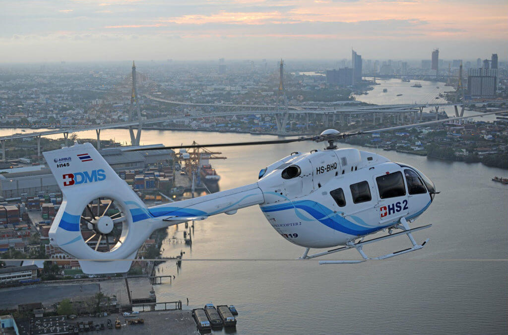 In 2017 alone, 76 H145s were ordered by customers globally. Airbus Helicopters Photo