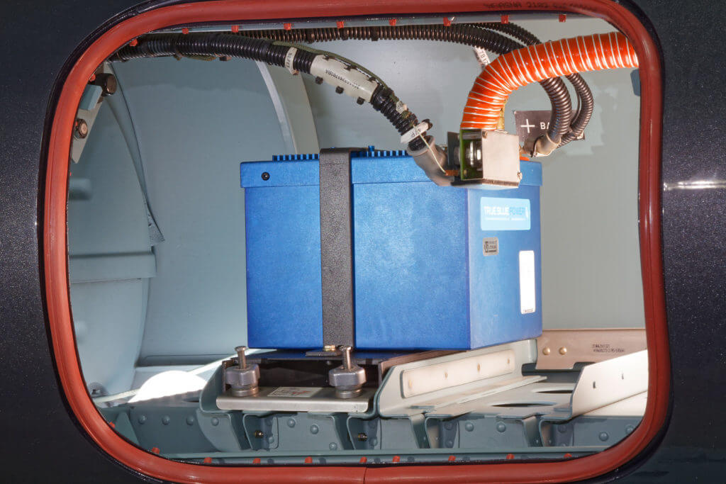 Key features of the Advanced Lithium-Ion Battery include ultra lightweight, less maintenance and overall reduced operating costs over the battery's lifecycle. EuroTec Photo