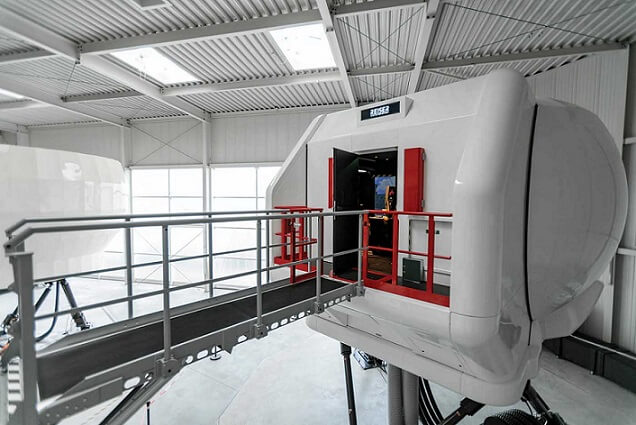 ADAC partnered with Reiser Simulation and Training on its new H145 full-flight simulator. Christoph Papsch Photo