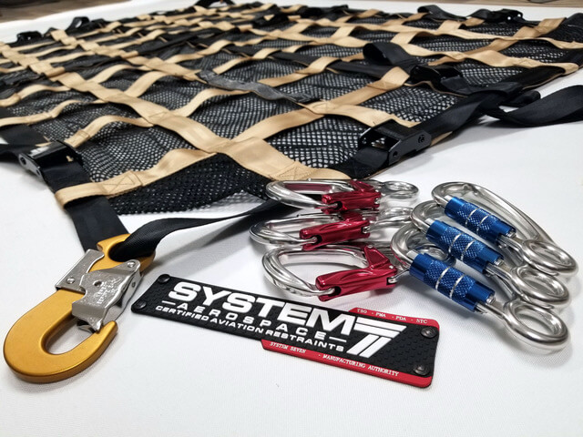 System7 Aerospace manufactures made-to-order, engineer-certified restraints. System7 Photo