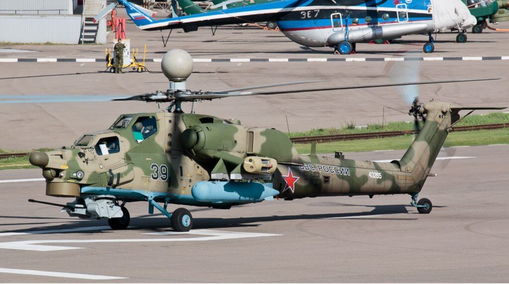 MI-28UB's main feature is the double operation system, designed to operate a machine from both commanding pilot cockpit and operating pilot cockpit.