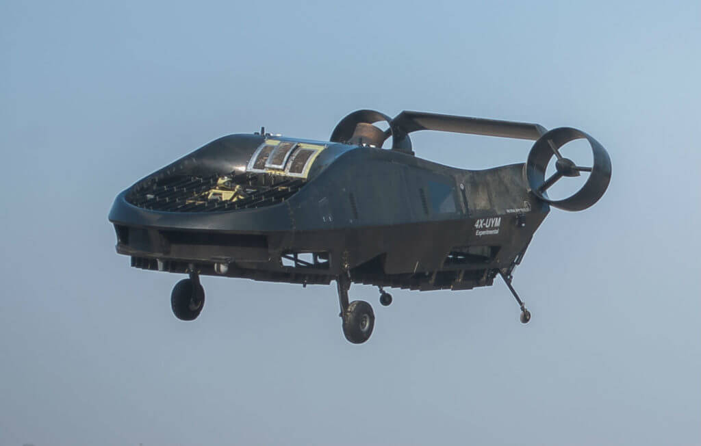 The Cormorant is unlike most other unmanned VTOL aircraft on the market, featuring front and rear rotors that are internal to the fuselage - as opposed to the typical external rotors. Matan Edvy Photo
