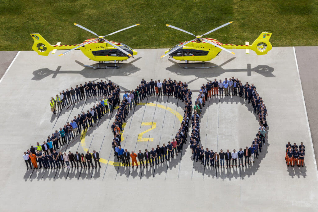 Norsk Luftambulanse operates eight Airbus H145s and seven H135s, and the 200th H145 delivery marks the final helicopter to be delivered under its current order. Airbus Photo 