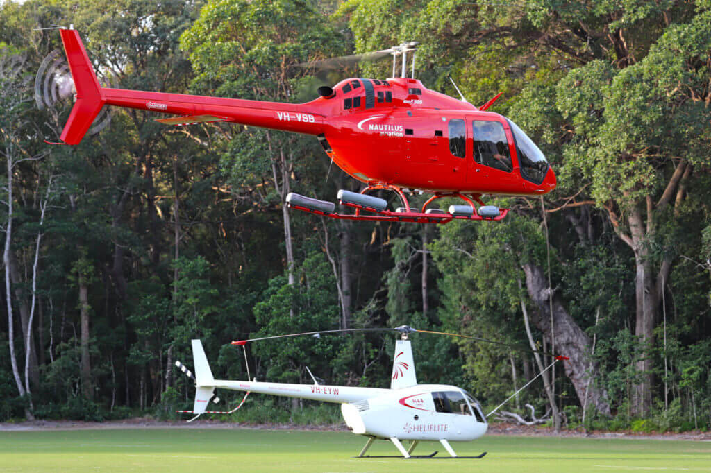 The Robinson R44 Cadet made its Rotortech debut, with the two-seat training and utility helicopter proving to be a popular attendee. Paul Sadler Photo