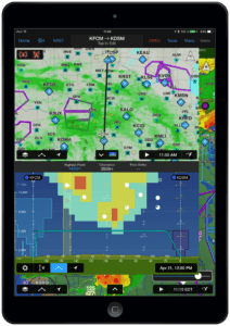 within Garmin Pilot, customers can easily view the probability or severity of icing and overall icing potential.